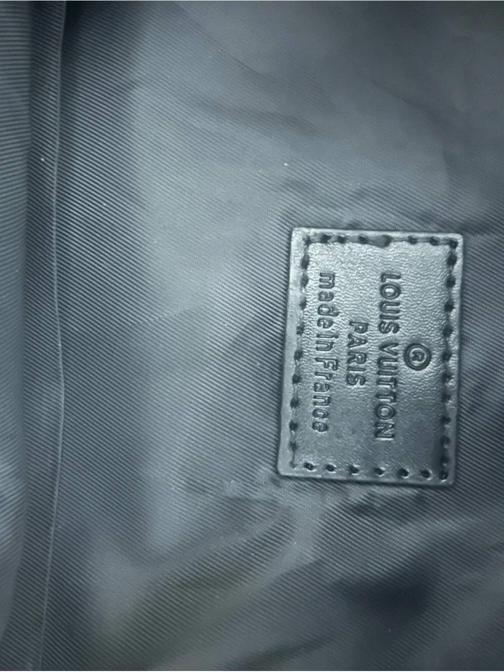 Louis Vuitton Black & Gray Monogram Backpack